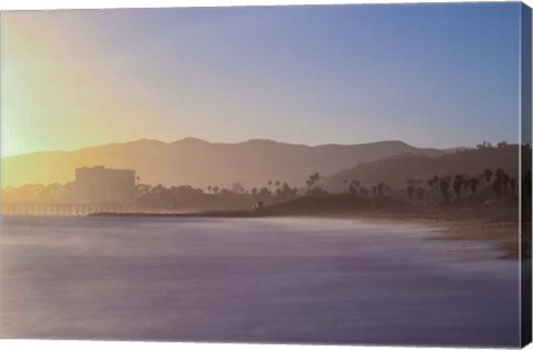 Framed Down the Beach Print