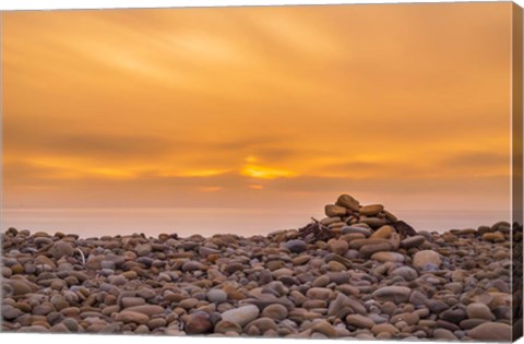 Framed Endless Rock Sunset Print