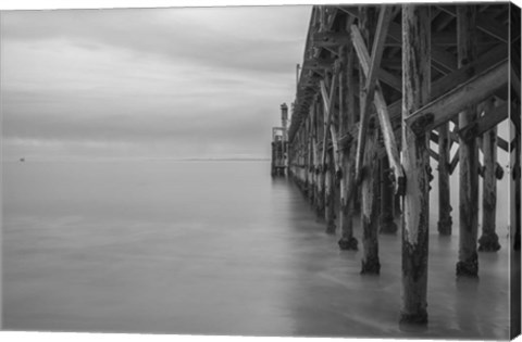 Framed Gaviota Pier Print