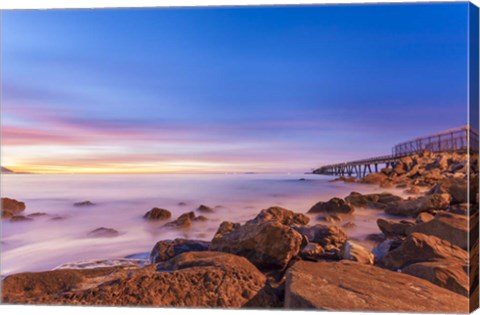 Framed Low Shoals View Print