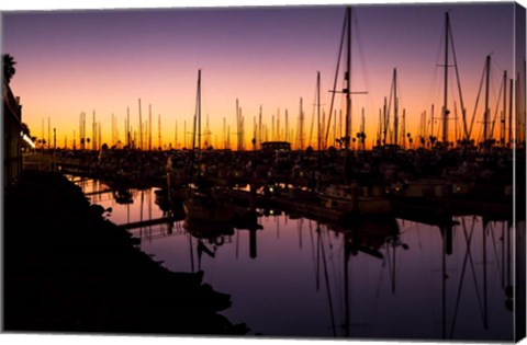 Framed Marina Twilight Print