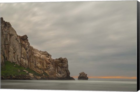 Framed Morro Rock's Edge Print