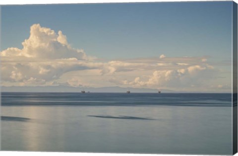 Framed Oil Rig Backdrop Print