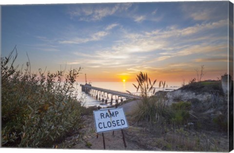 Framed Ramp Closed Print