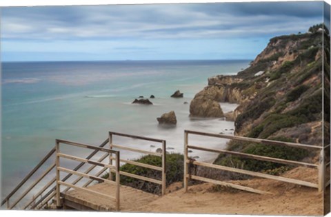 Framed Steps To Paradise Print