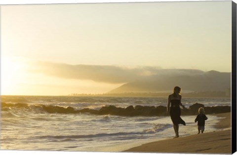 Framed Walk With Me Print