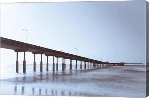 Framed Pier Tone Print