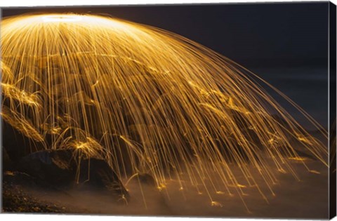 Framed Rain of Fire Print