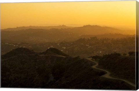 Framed Sunset Layers Print