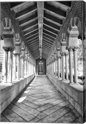 Framed USC Hall B&amp;W Print