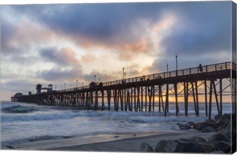 Framed Oceanside Drama Print