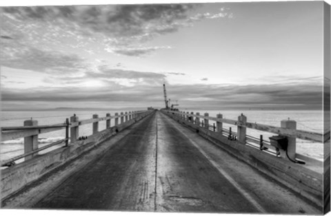 Framed Carpinteria Pier View II Print