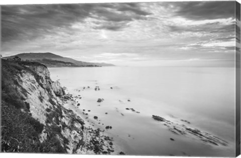 Framed Carpinteria Bluffs I Print