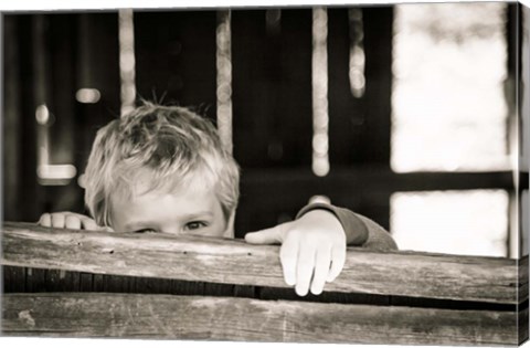 Framed Peekaboo Print