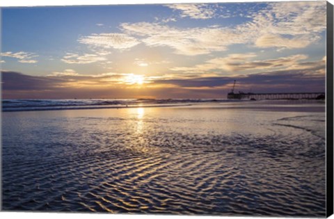 Framed Cool Ripples Print