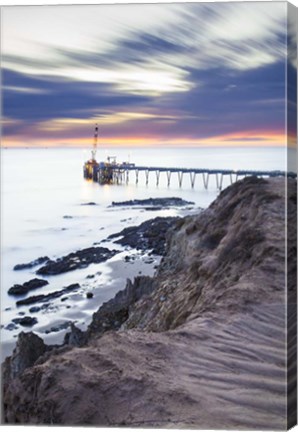 Framed Pier Bluffin Print