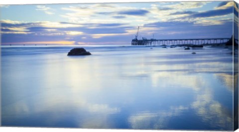 Framed Where Sky Meets Sea Print