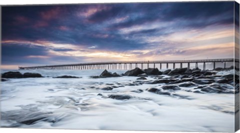 Framed Goleta Night Print