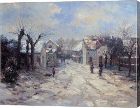 Framed Quaint Village Print