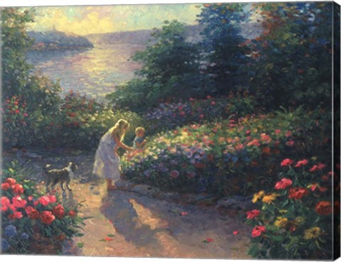 Framed Flowers Galore Print