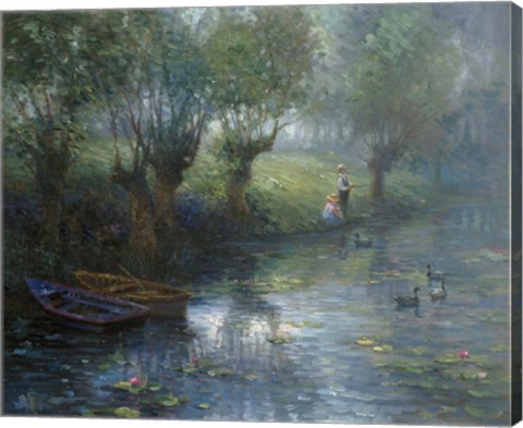 Framed Fishing Print