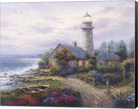 Framed Lighthouse 1 Print