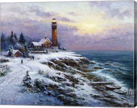 Framed Lighthouse 4 Print