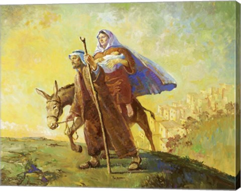 Framed Flight Into Egypt Print