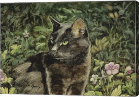 Framed Mama in the Garden Print