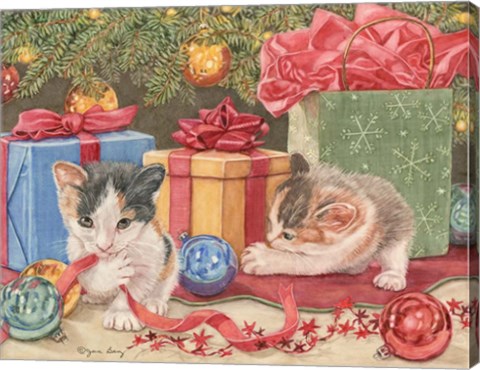 Framed Santa&#39;s Helpers Print