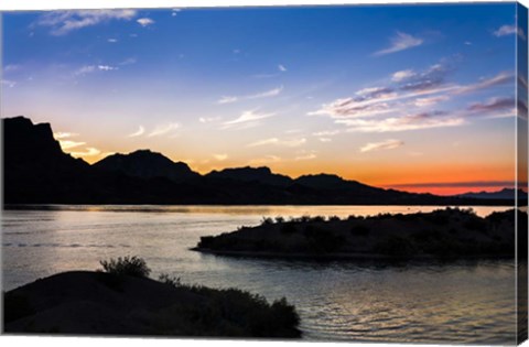 Framed Havasu Sunset I Print