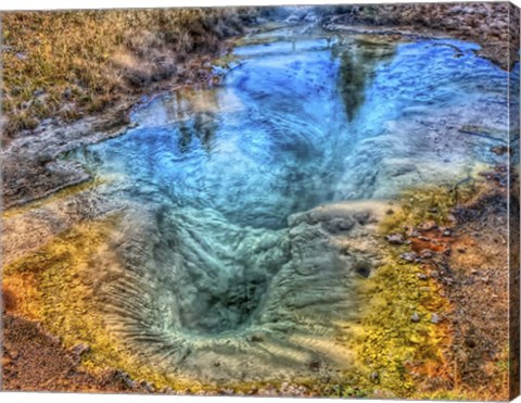 Framed Seismograph Pool YNP Print