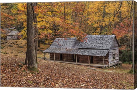 Framed Bud Ogle Place With Barn Comp 2 Print