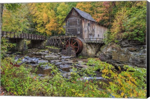 Framed Grist Mill Fall 2013 1 Print