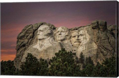 Framed Mount Rushmore Print