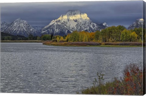 Framed Oxbow Bend Band Of Light Print
