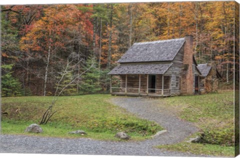 Framed Smokies Cabin 2 Print