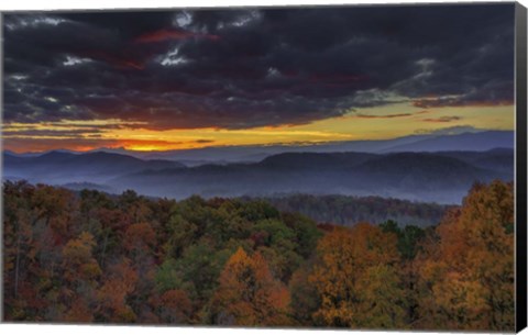 Framed Smokies Sunrise Print