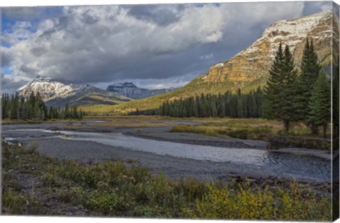 Framed Soda Butte Creek Scenery (Yellowstone) Print