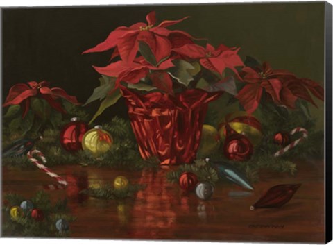 Framed Christmas Table Print