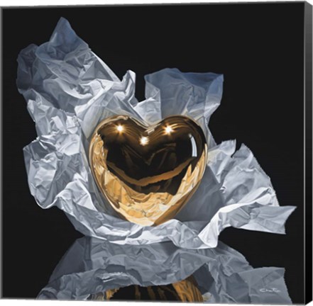 Framed Heart Of Gold Print