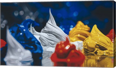Framed Primary Color Print