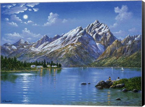 Framed Grand Tetons Print