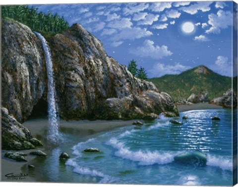 Framed Mc Way Cove - Big Sur Print