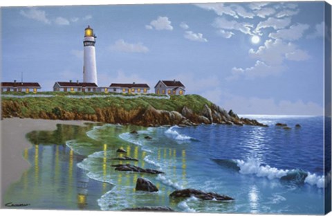 Framed Pigeon Point, CA Print