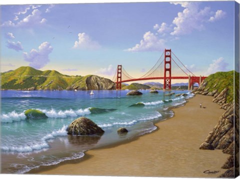 Framed Golden Gate, CA 1940 Print