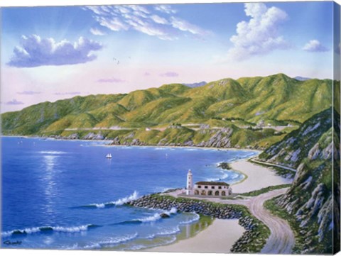 Framed Potrero Canyon, CA Print