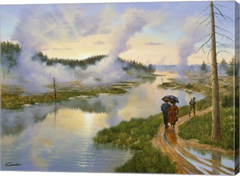 Framed Yellowstone Print