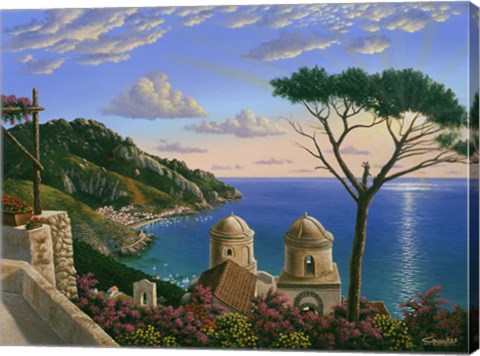 Framed Villa Rufolo - Italy Print