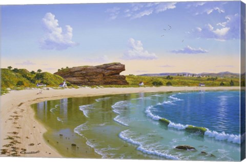 Framed Sachuest Beach Print